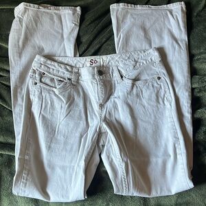 thrifted jeans, SO brand